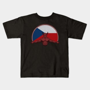 Devil Czech Republic Kids T-Shirt